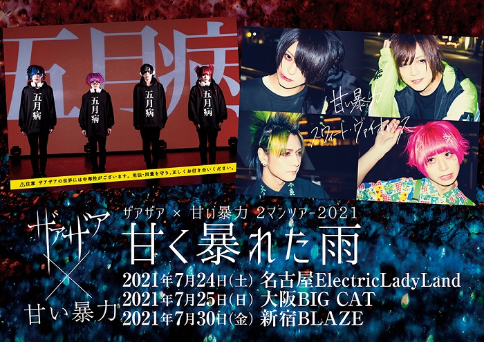 ザアザア 甘い暴力2マンツアー21 甘く暴れた雨 Citta Works
